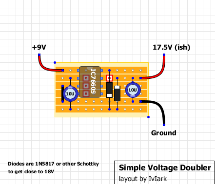 12 volts for the small clone